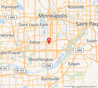 Map of Richfield, Minnesota