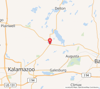 Map of Richland, Michigan