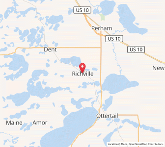 Map of Richville, Minnesota