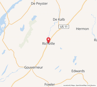 Map of Richville, New York
