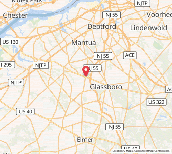 Map of Richwood, New Jersey