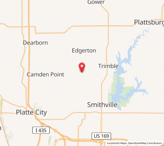 Map of Ridgely, Missouri