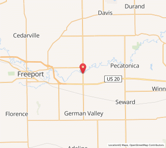 Map of Ridott, Illinois