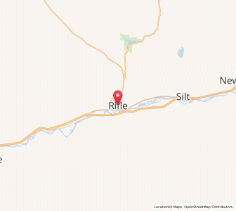 Map of Rifle, Colorado