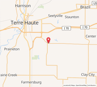 Map of Riley, Indiana