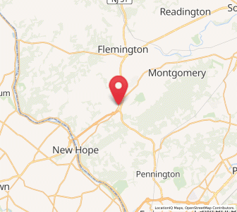 Map of Ringoes, New Jersey