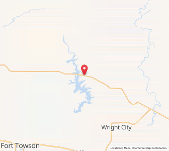 Map of Ringold, Oklahoma