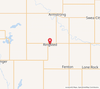 Map of Ringsted, Iowa