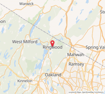 Map of Ringwood, New Jersey