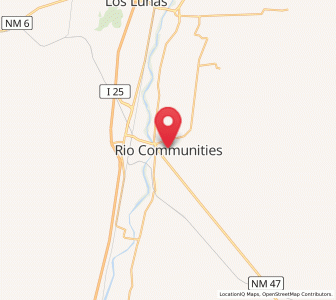 Map of Rio Communities, New Mexico