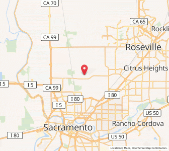 Map of Rio Linda, California