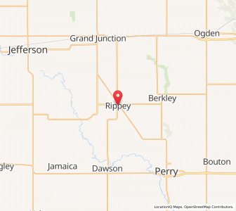 Map of Rippey, Iowa