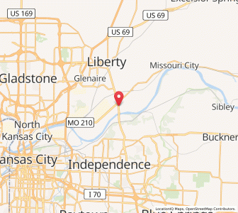 Map of River Bend, Missouri