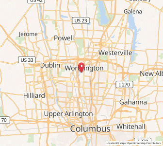 Map of Riverlea, Ohio