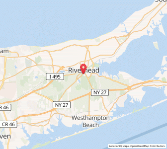 Map of Riverside, New York