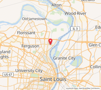 Map of Riverview, Missouri