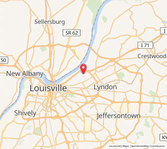 Map of Riverwood, Kentucky