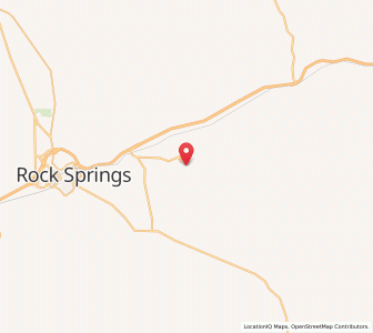 Map of Southwest Wyoming Regional Airport - RKS, Wyoming