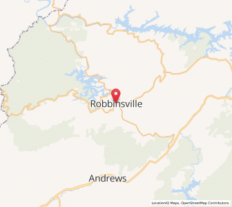 Map of Robbinsville, North Carolina
