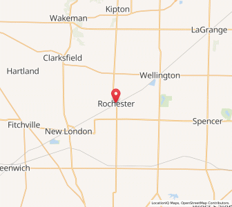 Map of Rochester, Ohio