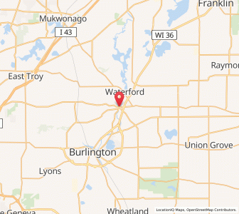 Map of Rochester, Wisconsin