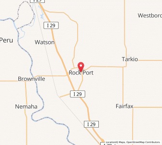 Map of Rock Port, Missouri