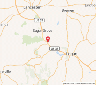 Map of Rockbridge, Ohio