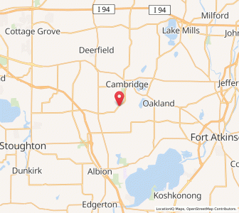 Map of Rockdale, Wisconsin