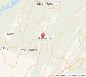 Map of Rockhill, Pennsylvania