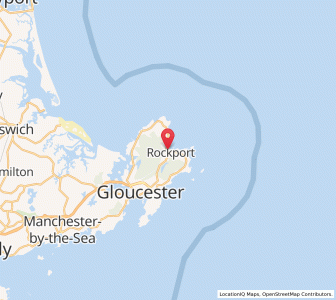 Map of Rockport, Massachusetts