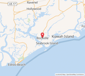 Map of Rockville, South Carolina