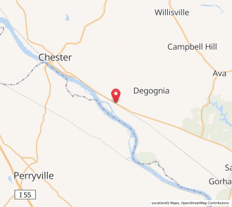 Map of Rockwood, Illinois