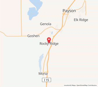 Map of Rocky Ridge, Utah