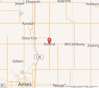 Map of Roland, Iowa
