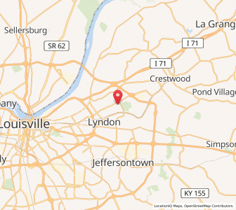 Map of Rolling Hills, Kentucky