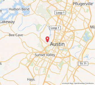 Map of Rollingwood, Texas