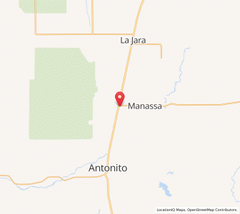 Map of Romeo, Colorado