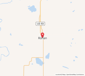 Map of Ronan, Montana