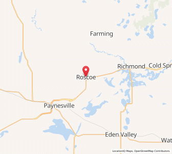 Map of Roscoe, Minnesota
