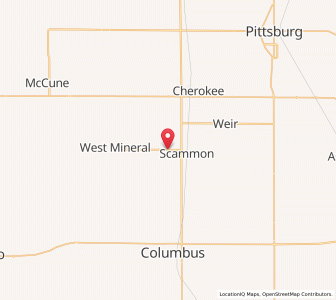 Map of Roseland, Kansas