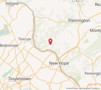 Map of Rosemont, New Jersey