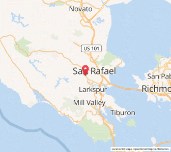 Map of Ross, California