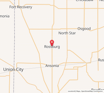 Map of Rossburg, Ohio