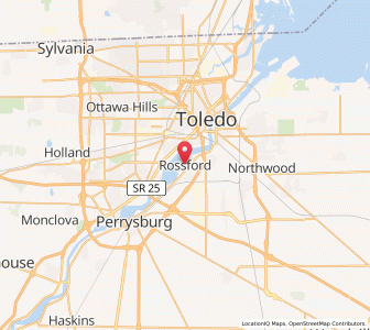 Map of Rossford, Ohio