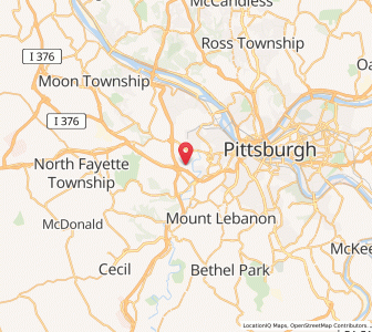 Map of Rosslyn Farms, Pennsylvania