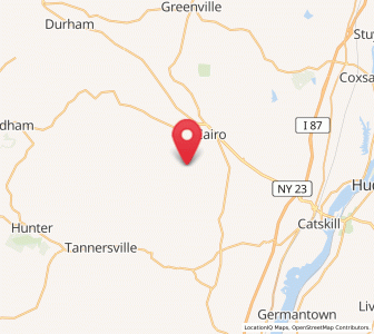 Map of Round Top, New York