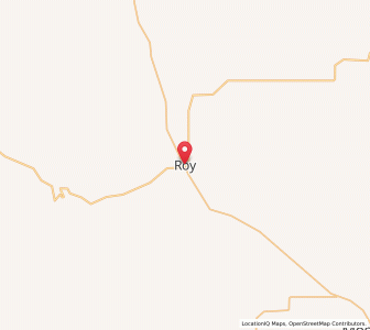 Map of Roy, New Mexico