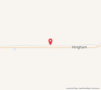 Map of Rudyard, Montana