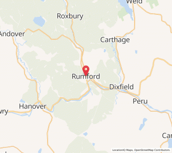 Map of Rumford, Maine