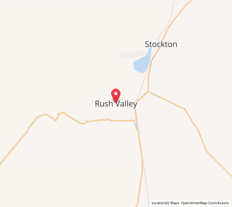 Map of Rush Valley, Utah